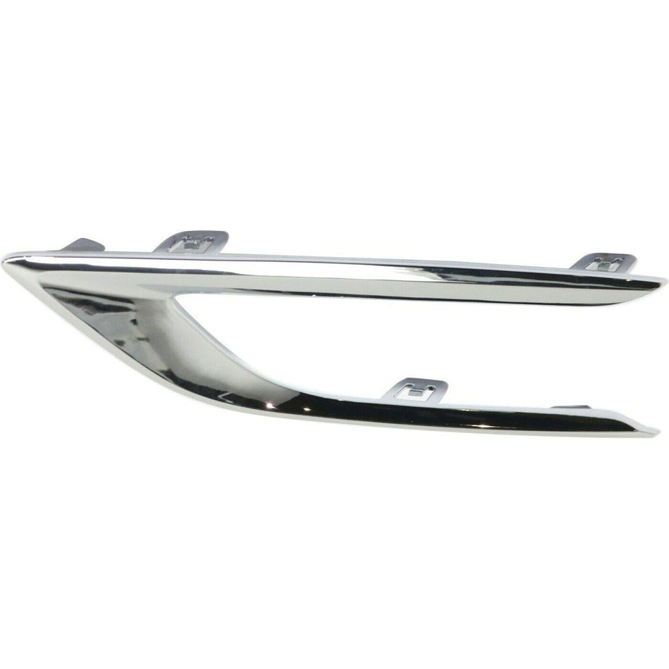 DAT AUTO PARTS Front Left Driver Side Fog Light Bezel Trim Molding Bumper Insert Replacement For 2016-2018 Chevrolet Chevy Cruze Without RS Package...