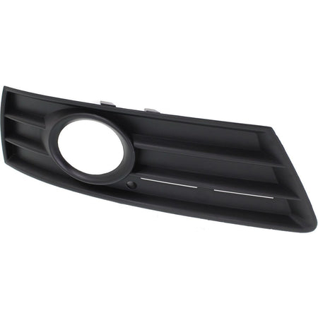 DAT AUTO PARTS Front Right Passenger Side Bumper Insert Fog Light Bezel Molding Cover Grille Trim Replacement for 2009-2012 Volkswagen CC Primed Bl...