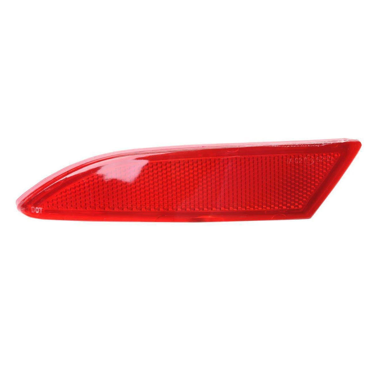 DAT AUTO PARTS Rear Left Driver Side Bumper Cover Marker Light Reflector Lamp Insert Replacement For 2012-2018 Ford Focus Red Plastic Lens FO118410...