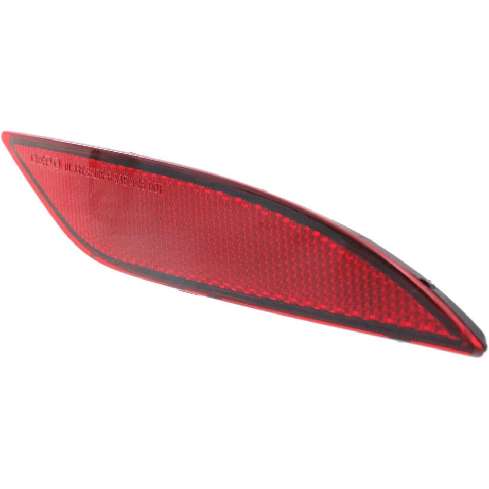 Rear Passenger Side Bumper Reflector Fits 2016-2025 Chevrolet Malibu 2016-2024 Malibu 2016-2019 Malibu Hybrid Red Lens GM1185113