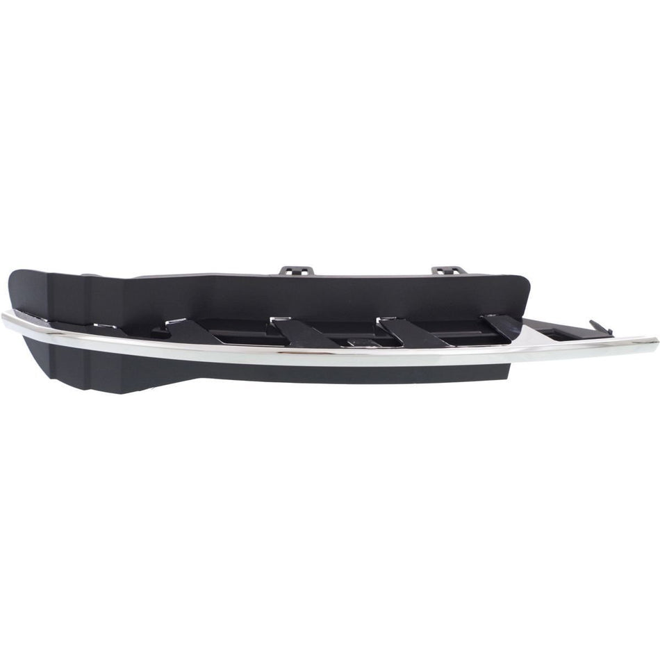 DAT AUTO PARTS Front Left Driver & Right Passenger Set Bumper Insert Fog Light Cover Replacement For 2008-2012 Chevrolet Malibu Black Textured Plas...