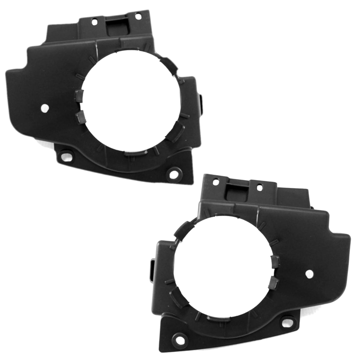 DAT AUTO PARTS Front Left Driver & Right Passenger Side, SET OF 2, Bumper Cover Molding Bezel, Fits 2015-2023 Chrysler 300, Black PP Plastic Textur...