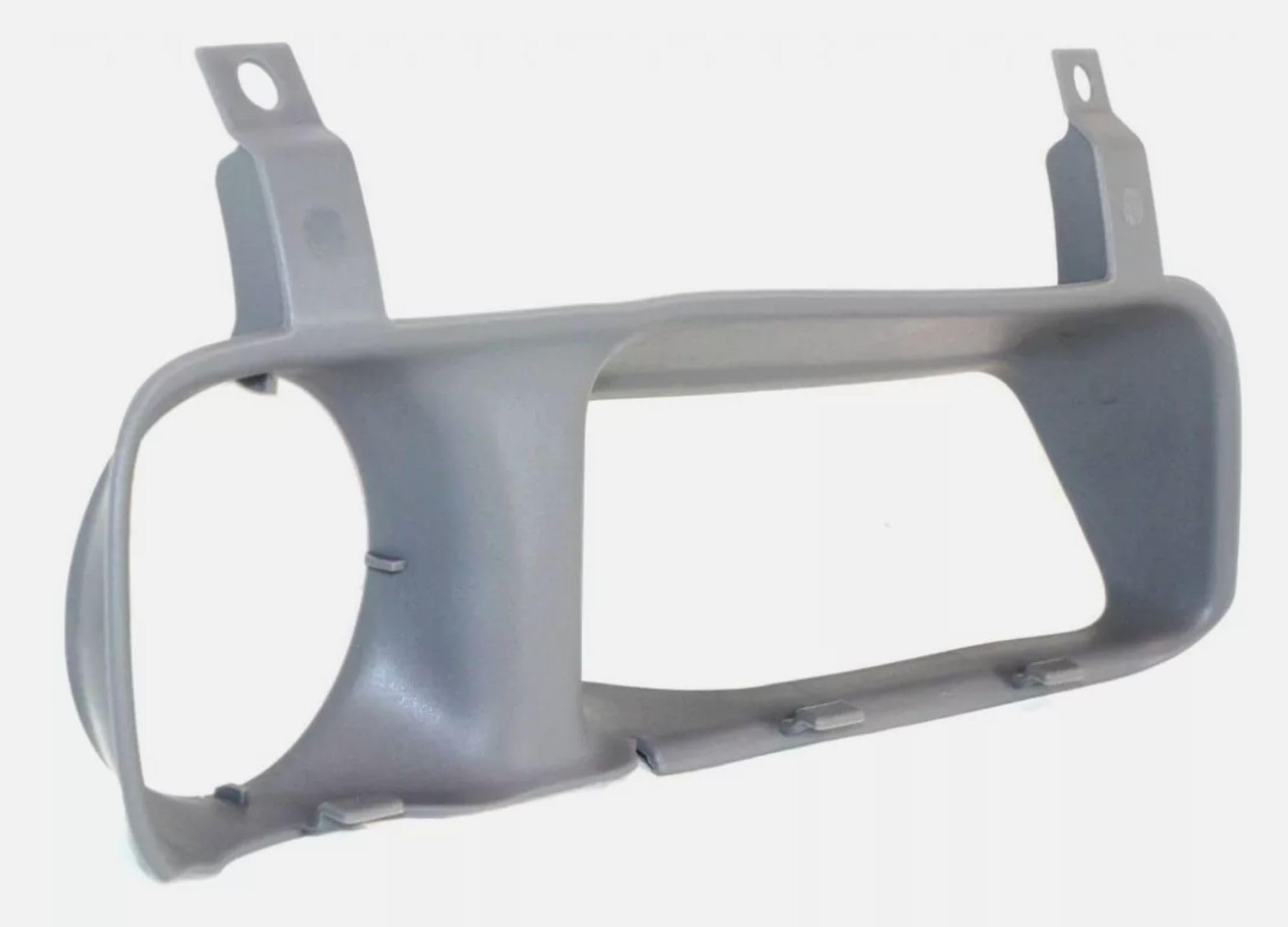 DAT AUTO PARTS Front Left Driver Side Bumper Grill Cover Insert Replacement For 1994 - 2002 Dodge Sight Shield With Fog Hole Ram Gray Grille Textur...