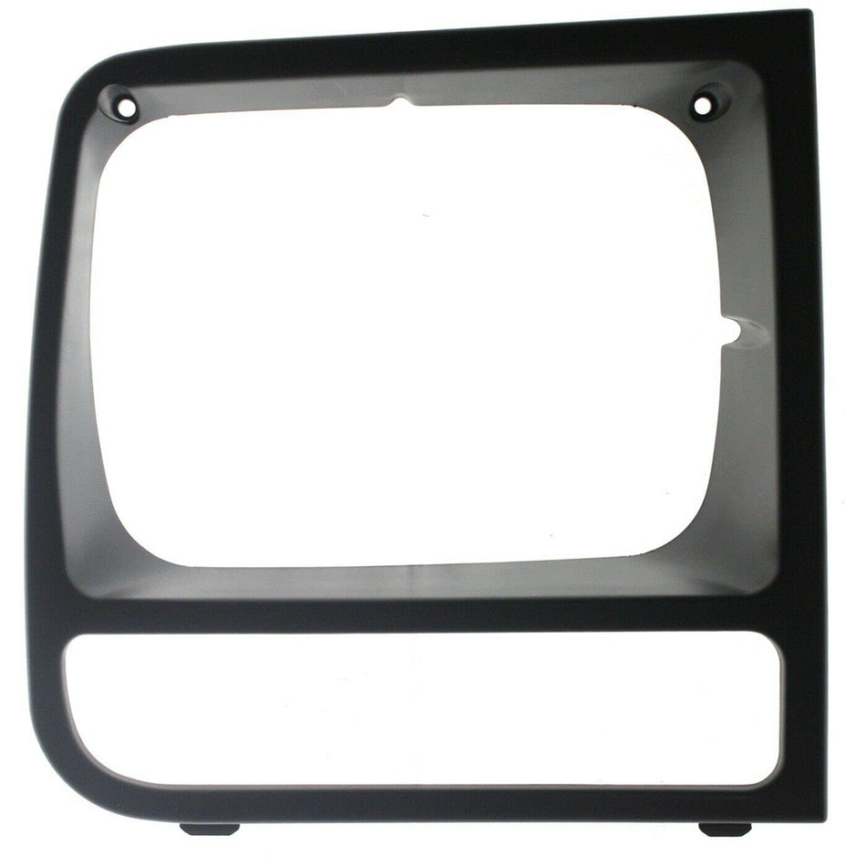 DAT AUTO PARTS Front Right Passenger Side Head Light Door Molding Insert Headlamp Bezel Cover Grille Trim Replacement For 1997-2001 Jeep Cherokee B...