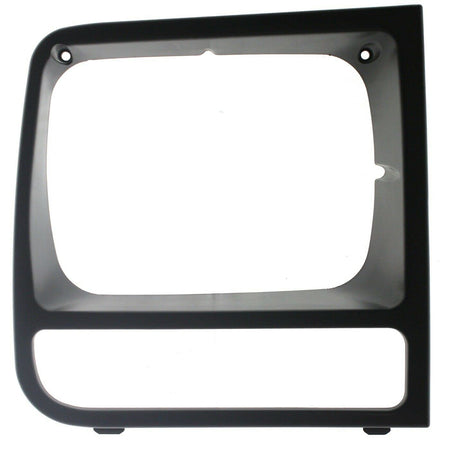 DAT AUTO PARTS Front Right Passenger Side Head Light Door Molding Insert Headlamp Bezel Cover Grille Trim Replacement For 1997-2001 Jeep Cherokee B...
