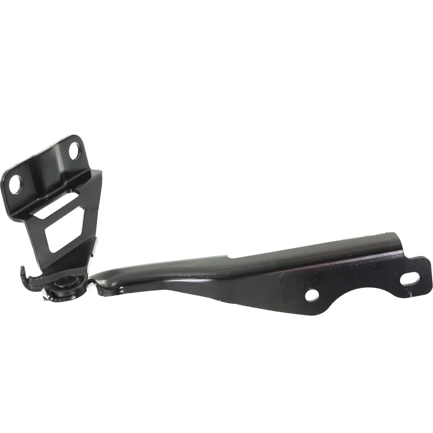 DAT AUTO PARTS Front Left Driver Side Hood Hinge Support Bracket Core Latch Assembly Replacement For 2014 - 2018 Mazda 3 Black Steel MA1236140 B45A...