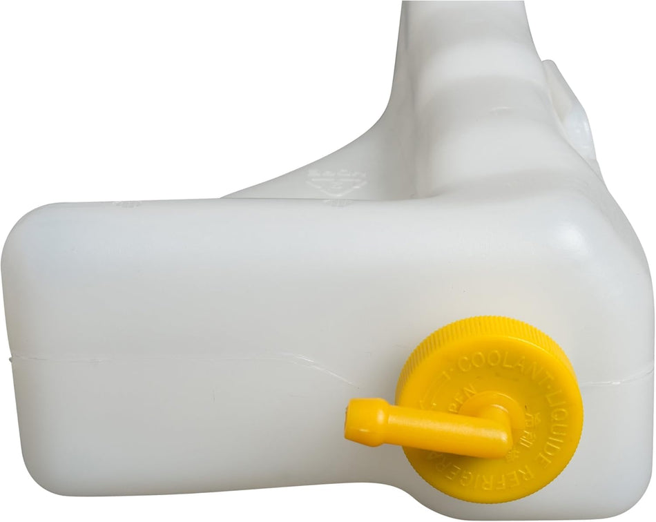 Coolant Recovery Radiator Overflow Bottle Tank Reservoir With Yellow Cap Replacement For 1992 1993 1994 1995 1996 1997 1998 1999 2000 Honda Civic W...
