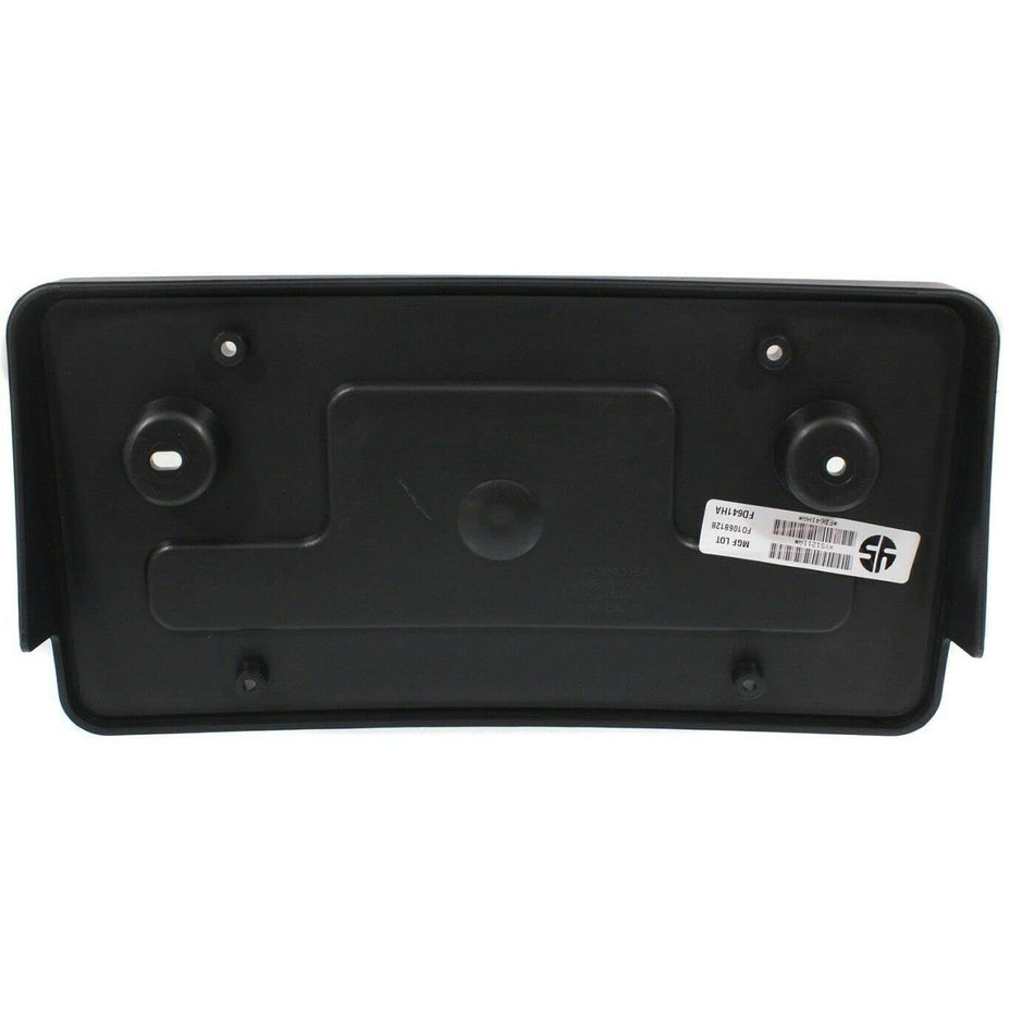 DAT AUTO PARTS Front Bumper License Plate Frame Tag Mounting Bracket Holder Replacement For 2010 - 2012 Ford Mustang EXCEPT SHELBY MODELS Black Tex...