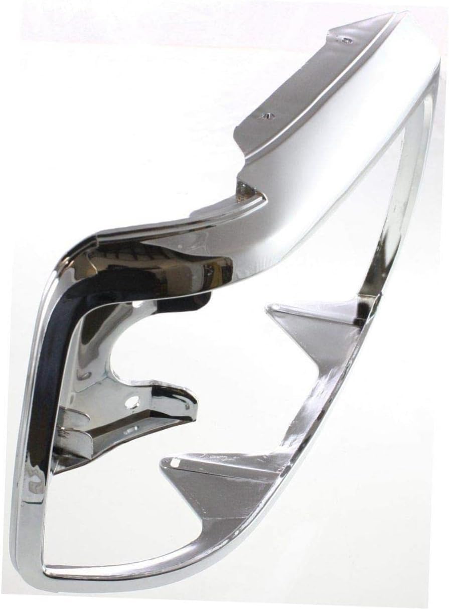 DAT AUTO PARTS Right Passenger Side Front Headlight Bezel for 1992-1996 Ford F150 & Bronco, 1992-1998 Ford F250 & F350 Silver Chrome Plastic F2TZ13...