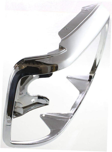 DAT AUTO PARTS Right Passenger Side Front Headlight Bezel for 1992-1996 Ford F150 & Bronco, 1992-1998 Ford F250 & F350 Silver Chrome Plastic F2TZ13...