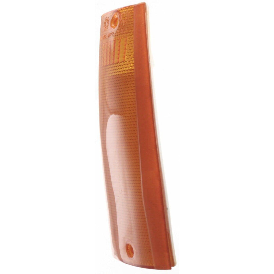 DAT AUTO PARTS Front Right Passenger Side Marker Signal Orange Light Plastic Lens Assembly & Housing Lamp Replacement for 1984-1996 Jeep Cherokee C...