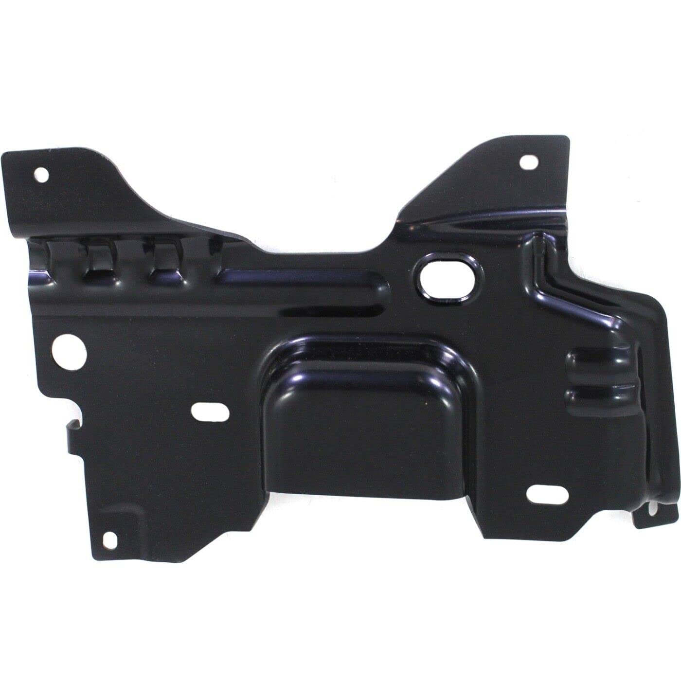 DAT AUTO PARTS Front Left Driver Side Bumper Cover Mounting Plate Bracket Support Replacement For 2010 - 2014 Ford F 150 Black Steel FO1066180 9L3Z...