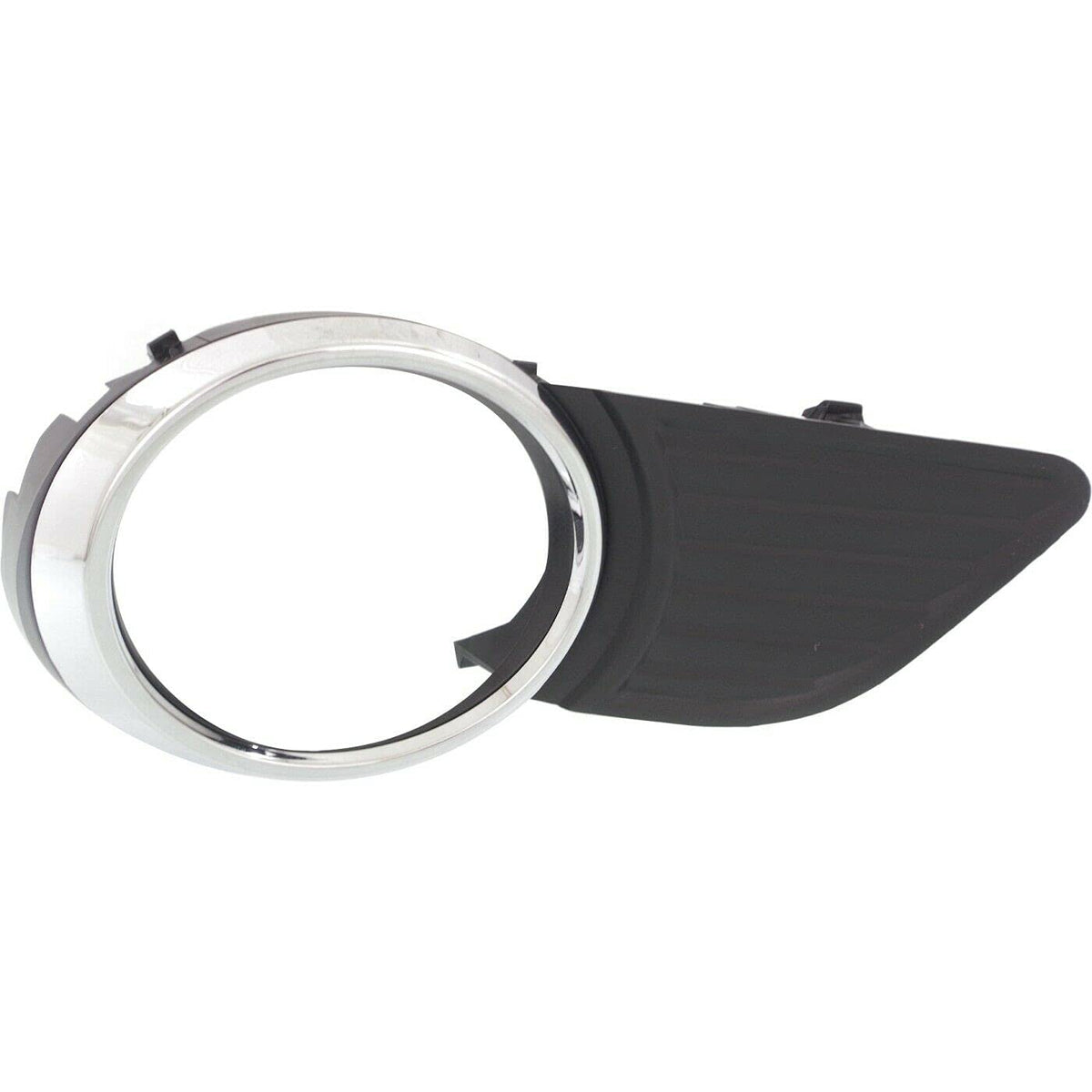 DAT AUTO PARTS Right Front Passenger Side Fog Light Bezel Replacement for 11-17 Toyota Sienna Black Textured TO1039146 5203008010