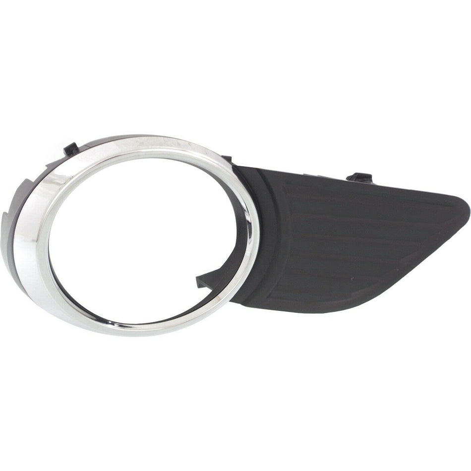 DAT AUTO PARTS Right Front Passenger Side Fog Light Bezel Replacement for 11-17 Toyota Sienna Black Textured TO1039146 5203008010