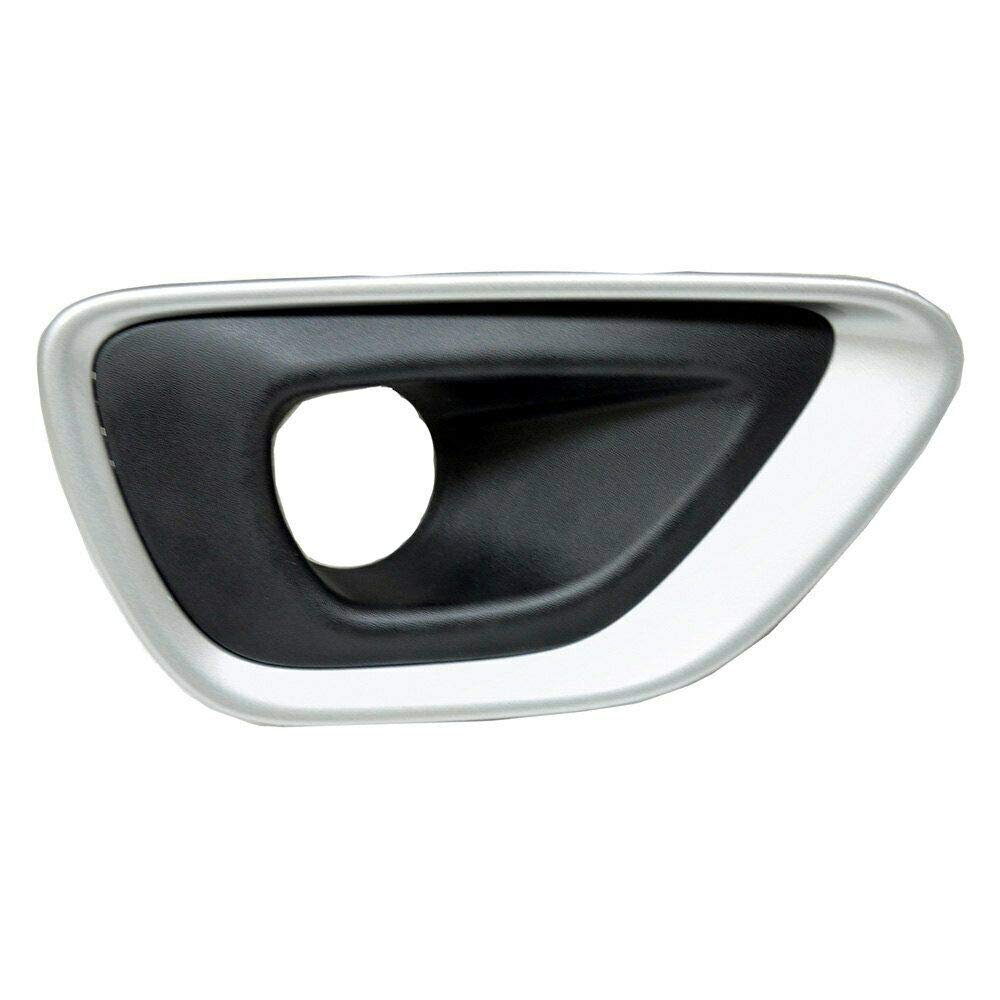 DAT AUTO PARTS Front Right Passenger Side Fog Light Cover Bezel Trim Molding Replacement For 2014-2016 Jeep Grand Cherokee Laredo Limited Overland ...