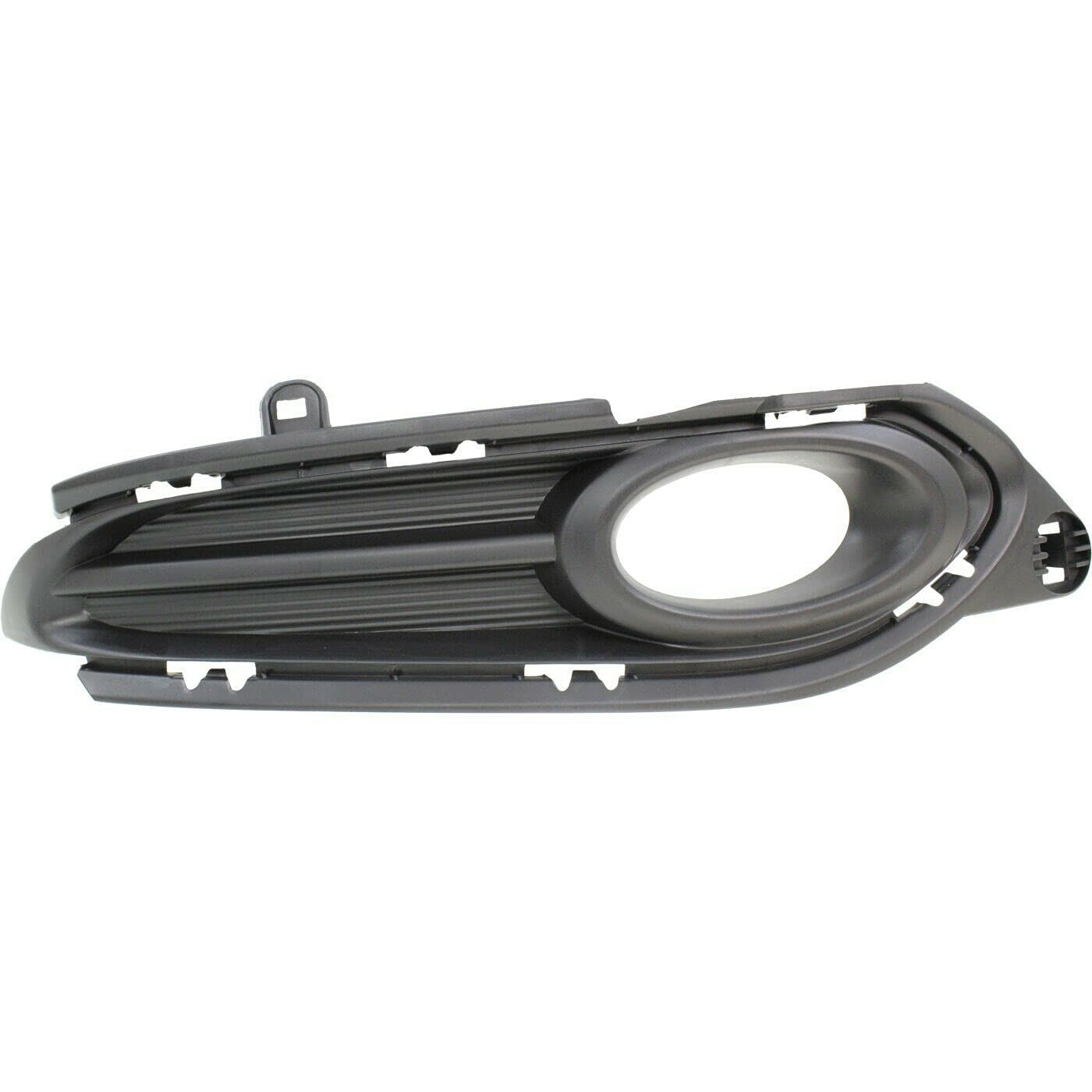 DAT AUTO PARTS Front Right Passenger Side Fog Light Hole Bezel Lamp Cover Trim Molding Bumper Insert Replacement For 2016 2017 2018 Honda HRV Black...