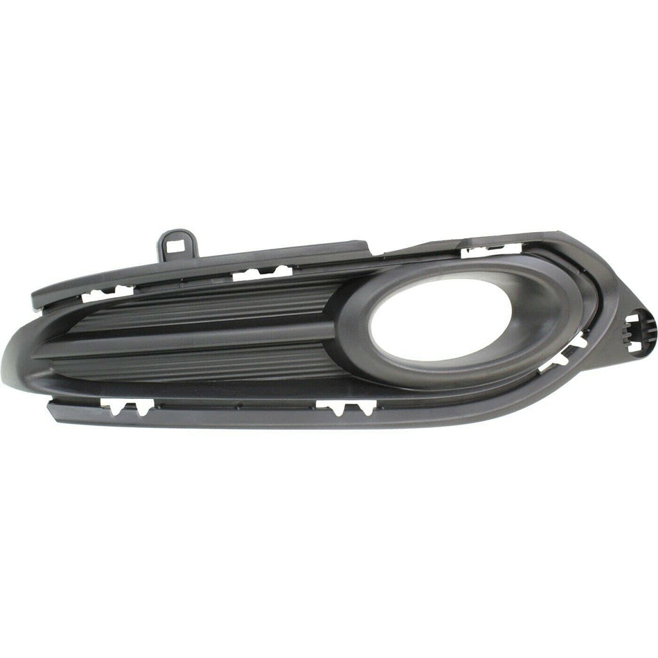 DAT AUTO PARTS Front Right Passenger Side Fog Light Hole Bezel Lamp Cover Trim Molding Bumper Insert Replacement For 2016 2017 2018 Honda HRV Black...