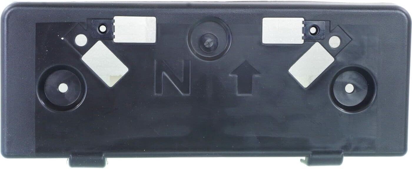 DAT AUTO PARTS Front Bumper License Plate Bracket Replacement for 2007-2008 Infinity G35 and 2009 Infinity G37 Without Sport Package Black Textured...