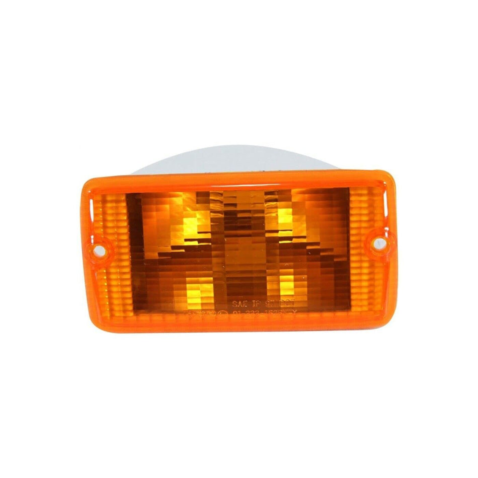 DAT AUTO PARTS Front Left Driver & Right Passenger Side Parking/Turn Signal Light Set Of 2 Replacement For 2001 - 2006 Jeep Wrangler Amber Lens CH2...