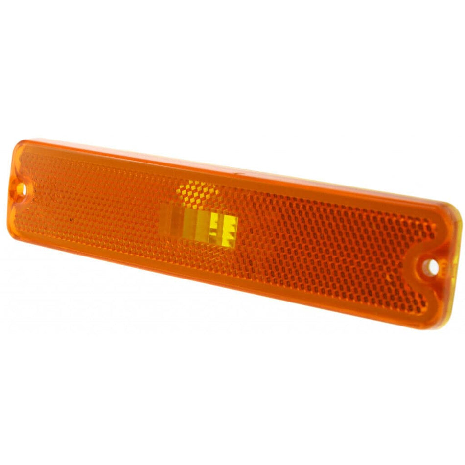 DAT AUTO PARTS Front Left Driver Or Right Passenger Side Marker Light Assembly Bumper Reflector Single Replacement For 1987-1995 Jeep Wrangler YJ O...