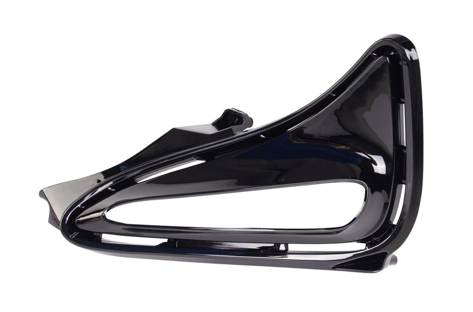 Front Driver & Passenger Side, PAIR, Bumper Daytime Running Cover Support Bezel, Fits 2017-2019 Toyota Corolla Sedan, For CE/L/LE/XLE Models, PP Pl...