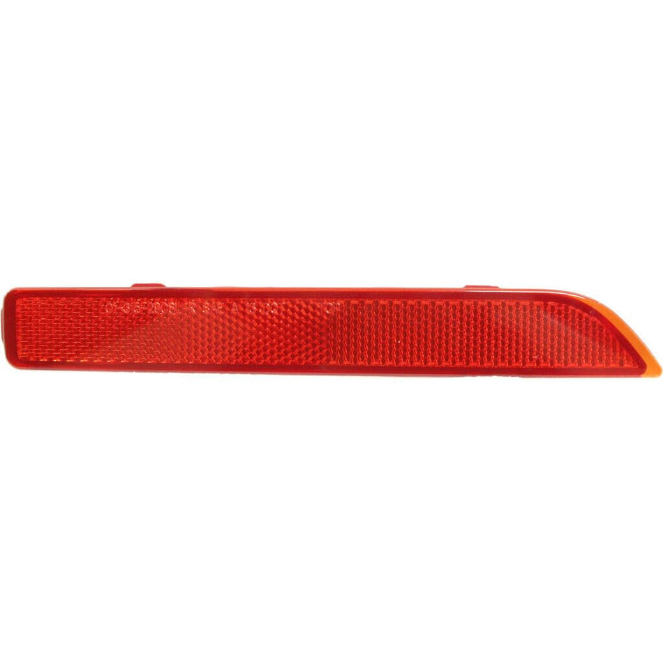 DAT AUTO PARTS Rear Left Driver Side Back Bumper Cover Reflector Insert Lamp Marker Light Signal Replacement For 2017-2024 Nissan Armada Red Plasti...