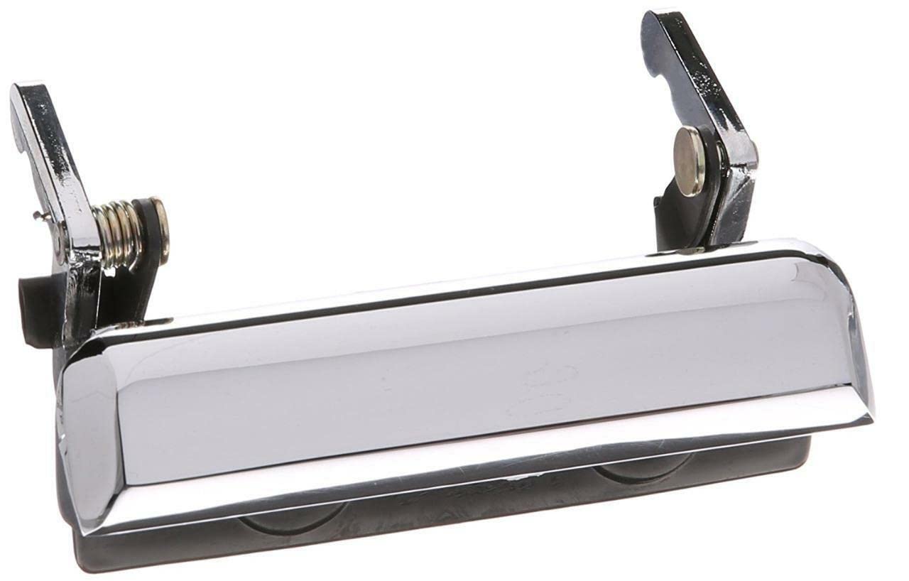 DAT AUTO PARTS Outside Rear Tailgate Liftgate Door Handle Replacement For 1996 - 2011 Ford Ranger Pickup 2WD/4WD Chrome Smooth FO1915104 E8TZ9943400A