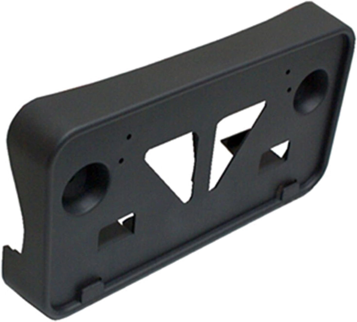 DAT AUTO PARTS Front Bumper License Plate Frame Tag Mounting Bracket Holder Replacement For 2007-2010 Ford Edge Black Textured Made of Plastic FO10...