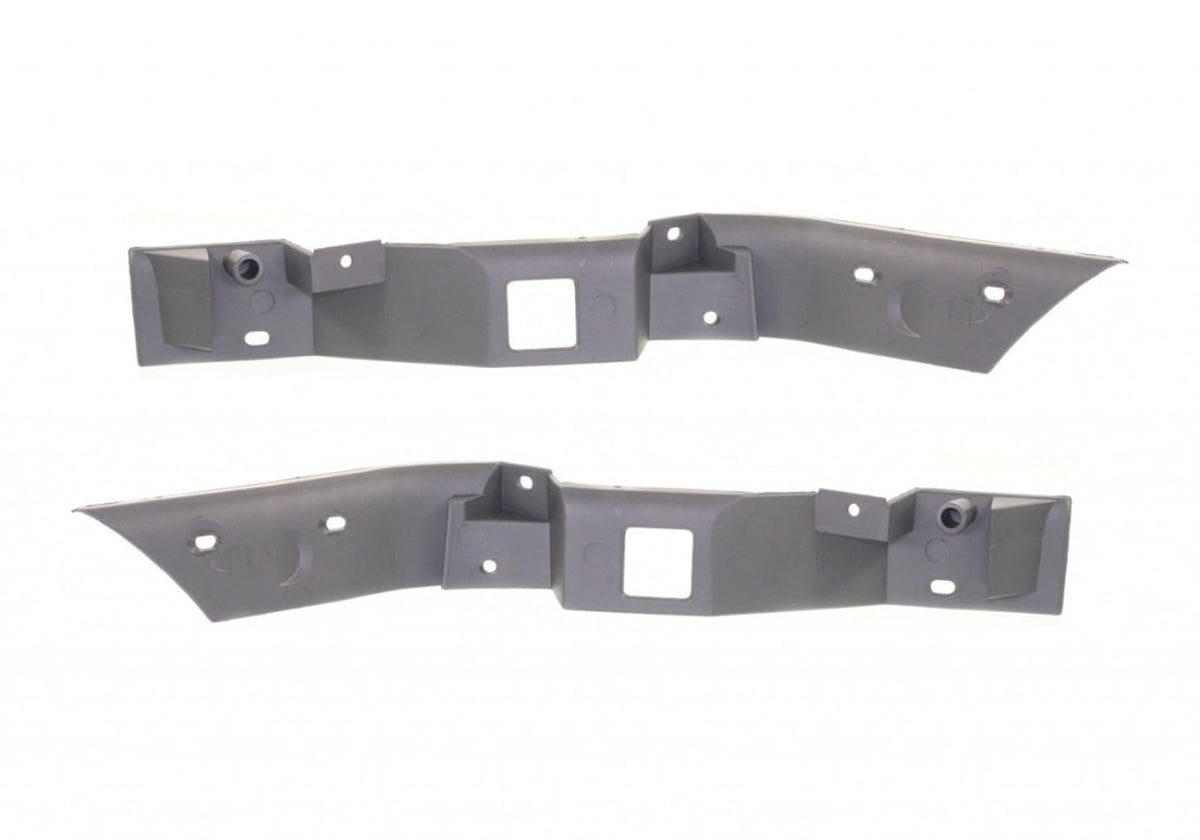 Front Left & Right Side PAIR, Bumper Cover Trim Filler, Fits 1999–2007 Ford Pickup F450 F550 Superduty & 2000–2004 Ford Excursion, Textured Gray Pl...