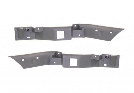 Front Left & Right Side PAIR, Bumper Cover Trim Filler, Fits 1999–2007 Ford Pickup F450 F550 Superduty & 2000–2004 Ford Excursion, Textured Gray Pl...