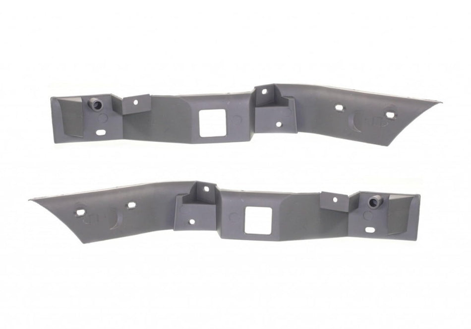 Front Left & Right Side PAIR, Bumper Cover Trim Filler, Fits 1999–2007 Ford Pickup F450 F550 Superduty & 2000–2004 Ford Excursion, Textured Gray Pl...
