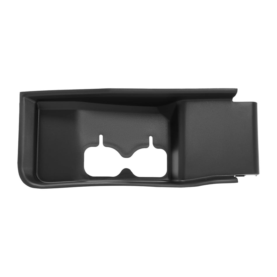Front Right Passenger Tow Hook Bezel For 2020–2022 Ford F-450, F-550 & F-600 Super Duty, Without Adaptive Cruise Control, Textured Black Plastic, F...