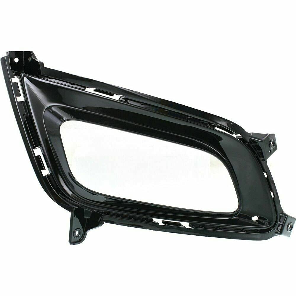 DAT AUTO PARTS Front Right Passenger Side Fog Light Hole Bezel Lamp Trim Molding Bumper Insert Replacement For 2014 2015 Kia Optima Without LED Fog...