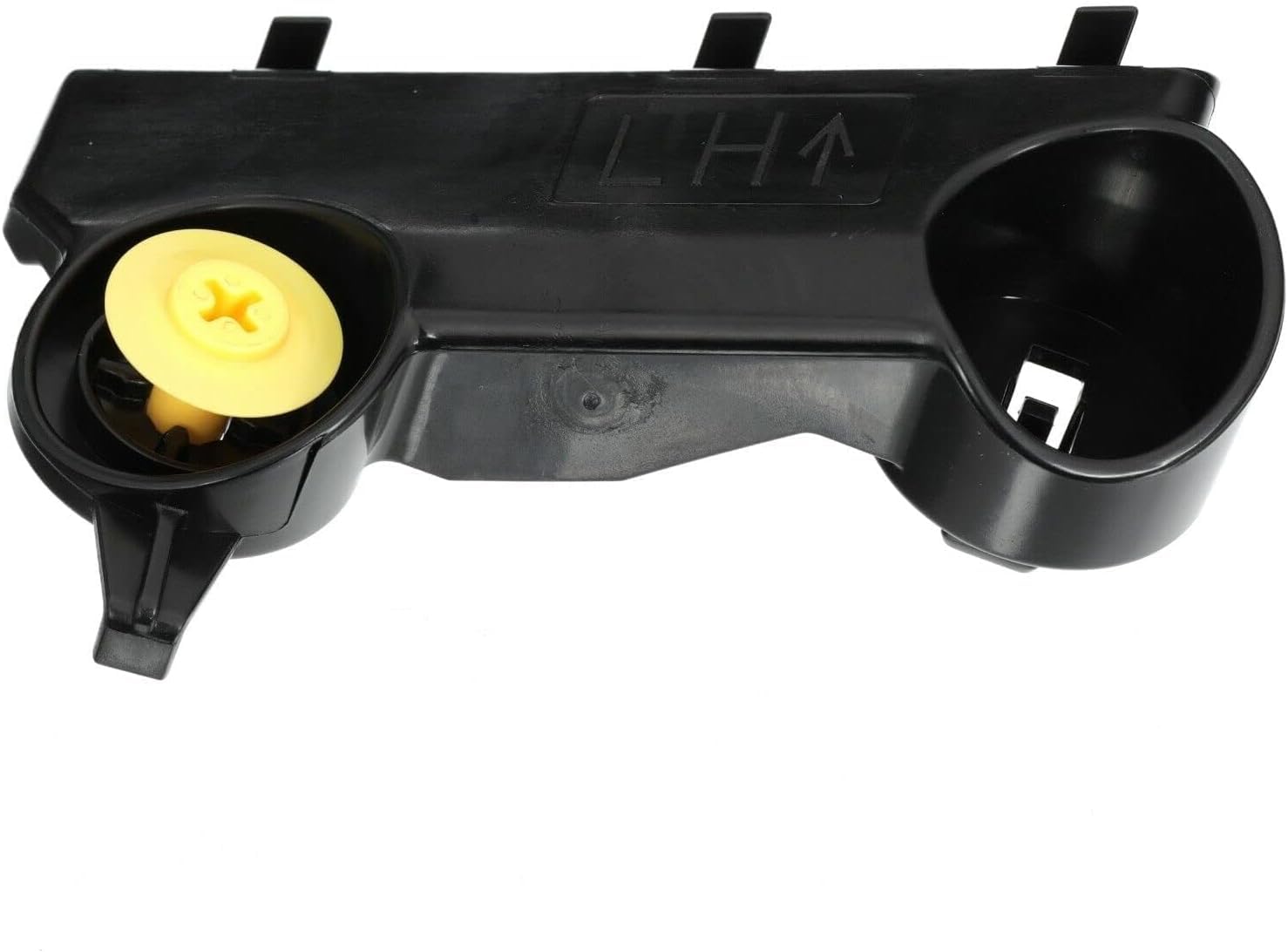 DAT AUTO PARTS Front Left Driver Side Outer Bumper Cover Support Mounting Reinforcement Bracket Replacement For 2019-2025 Nissan Altima Black Plast...