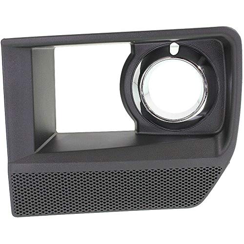 DAT AUTO PARTS Front Left Driver Side Fog Light Hole Bezel Cover Insert Replacement for 2009 2010 2011 2012 2013 2014 2015 Cadillac CTS V Black Tex...
