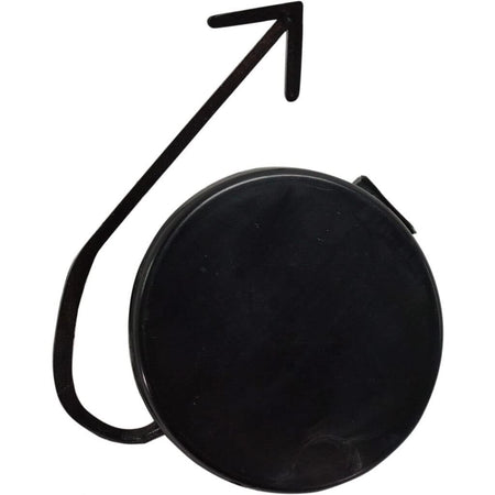 DAT AUTO PARTS Front Bumper Tow Hook Eye Hole Cover Bracket Insert Mounting Retainer Replacement For 2011 - 2014 Volkswagen Jetta Black Smooth VW10...