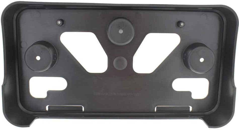 DAT AUTO PARTS Front Bumper License Plate Frame Tag Mounting Bracket Holder Replacement For 2013 Chevrolet Malibu Black Textured Made of Plastic GM...