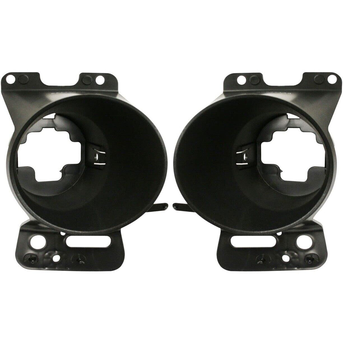 DAT AUTO PARTS Front Left Driver & Right Passenger Side Bumper Fog Light Brackets Set Of 2 Replacement For 2006 - 2008 Ford F 150 Black Textured FO...
