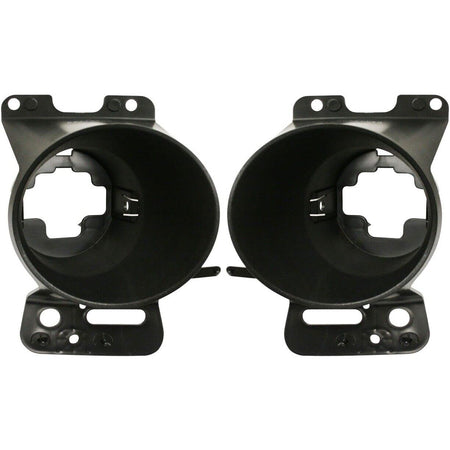 DAT AUTO PARTS Front Left Driver & Right Passenger Side Bumper Fog Light Brackets Set Of 2 Replacement For 2006 - 2008 Ford F 150 Black Textured FO...