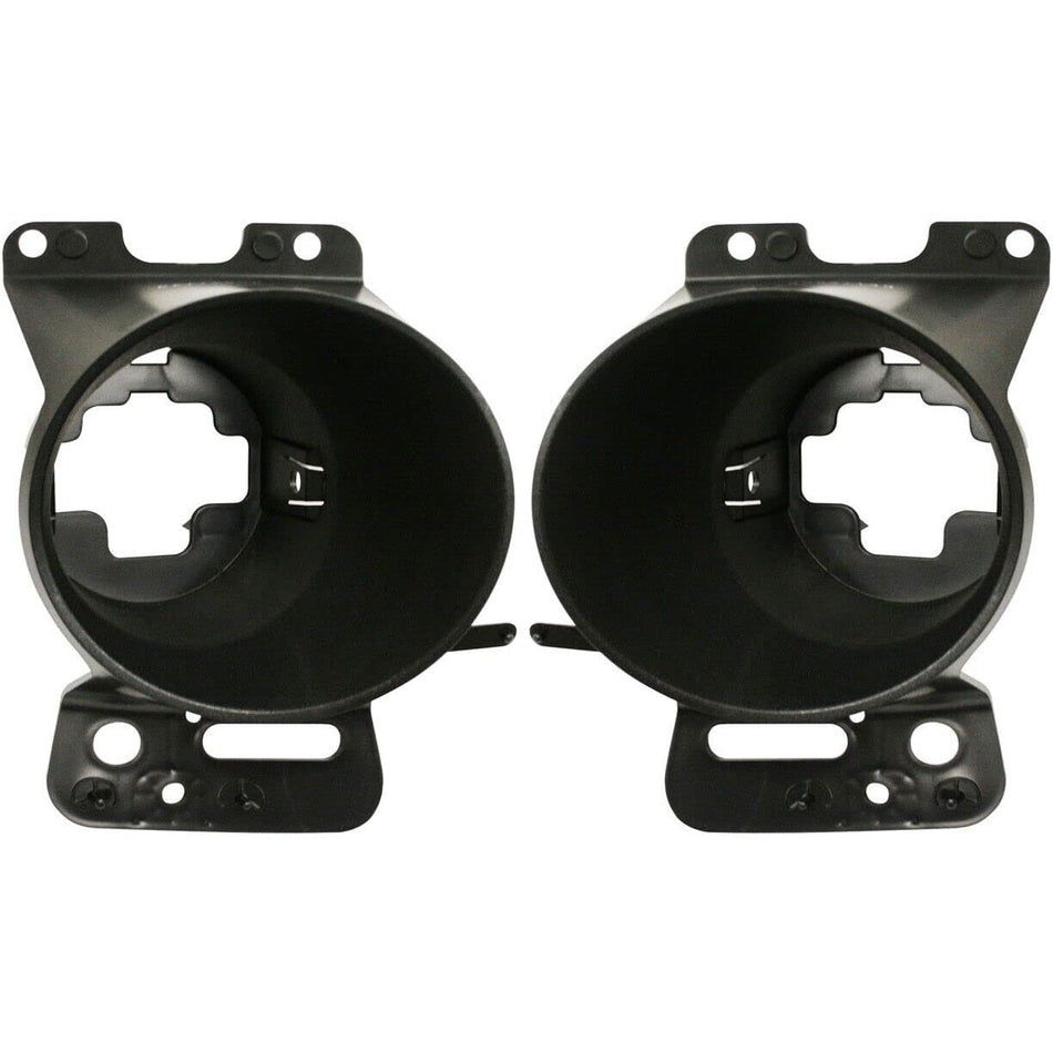 DAT AUTO PARTS Front Left Driver & Right Passenger Side Bumper Fog Light Brackets Set Of 2 Replacement For 2006 - 2008 Ford F 150 Black Textured FO...