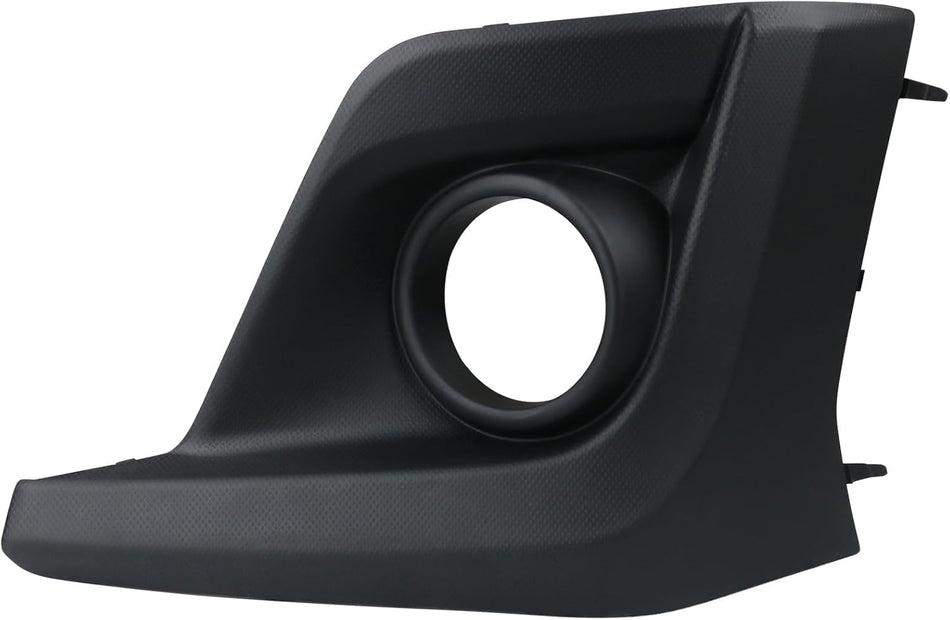 DAT AUTO PARTS Front Left Driver Side Fog Light Hole Bezel Cover Trim Molding Bumper Insert Replacement For 2018 2019 2020 Subaru Crosstrek Black T...