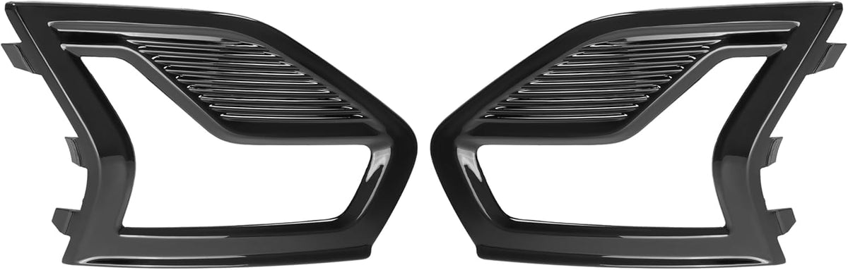 Driver & Passenger Side Set Fog Light Hole Lamp Bezel Cover Bumper Insert Replacement for 2019 2020 Ford Fusion Without Sport Including Energi Hybr...