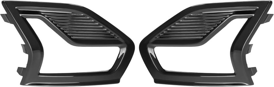 Driver & Passenger Side Set Fog Light Hole Lamp Bezel Cover Bumper Insert Replacement for 2019 2020 Ford Fusion Without Sport Including Energi Hybr...