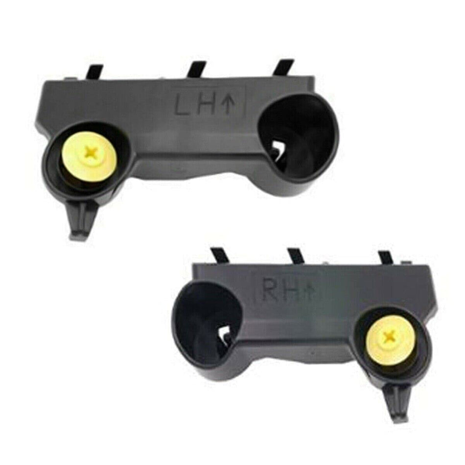 DAT AUTO Front Left Driver & Right Passenger Side Set Outer Bumper Cover Mounting Bracket Retainer Pair Replacement For 2019-2025 Nissan Altima Bla...