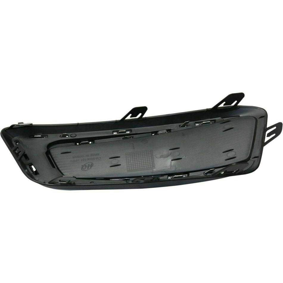 DAT AUTO PARTS Front Left Driver Running Light Cover Fog Lamp Hole Grille Molding Bumper Insert Replacement For 2014-2020 Chevrolet Impala Black Te...