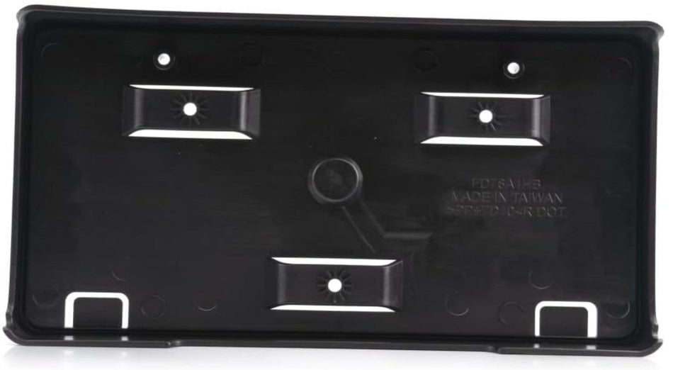 DAT AUTO PARTS Front Bumper License Plate Frame Tag Mounting Bracket Holder Replacement for 2020-2024 Ford Transit Van Black Textured Plastic FO106...