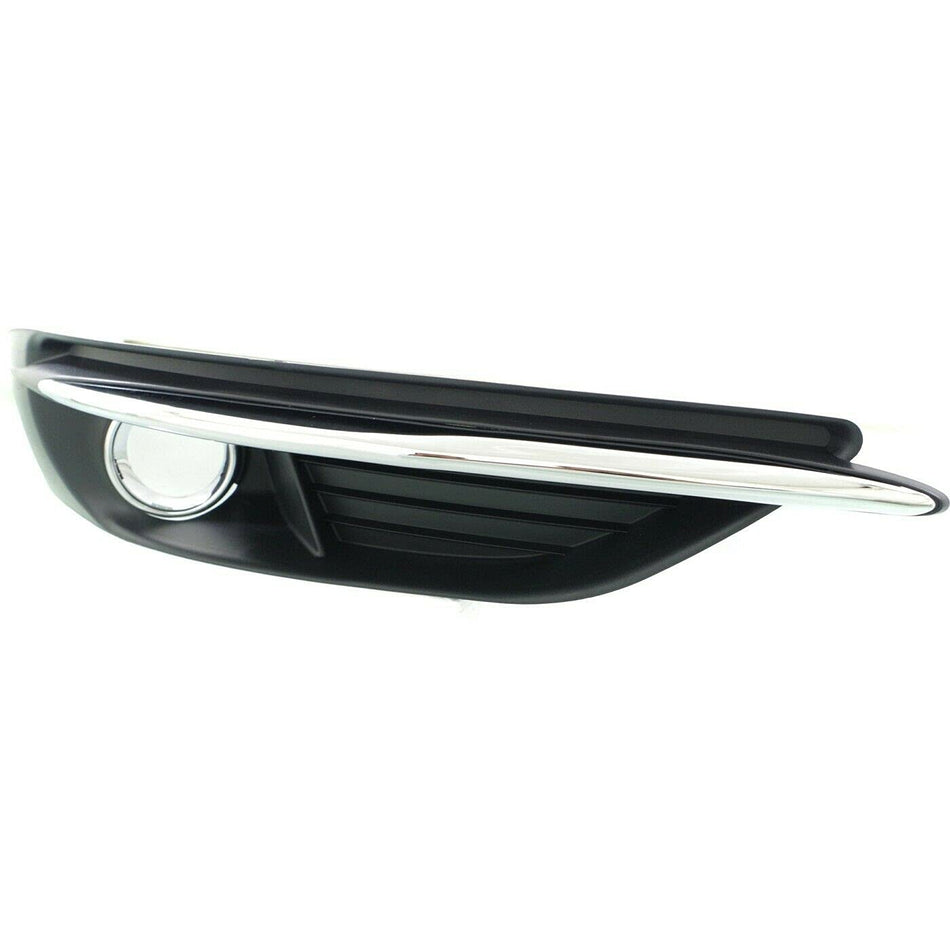DAT AUTO PARTS Front Right Passenger Side Bumper Fog Light Cover Bezel Insert Replacement for 2011-2014 Chrysler 200 Sedan & Convertible Black Text...