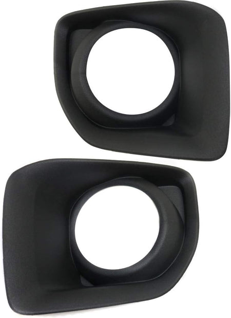 Front Left Driver and Right Passenger Set Of 2 Fog Light Hole Bezel Cover Lamp Trim Bumper Insert Pair Replacement For 2015-2020 GMC Canyon Pickup ...