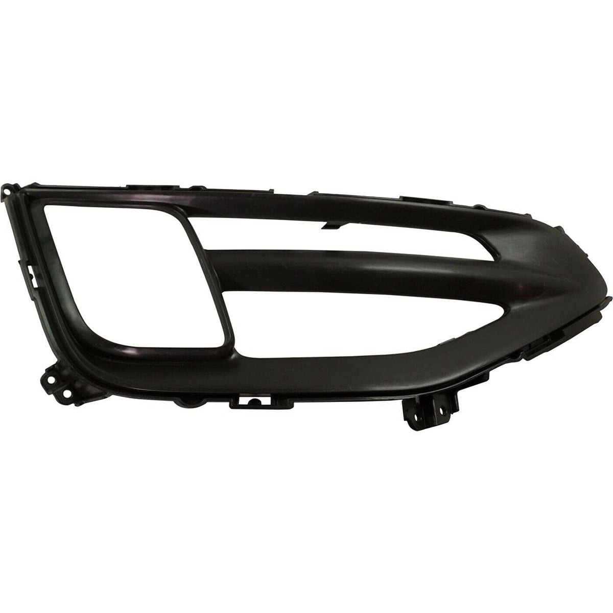 DAT AUTO PARTS Right Front Passenger Side Fog Light Cover Replacement for 14-16 Kia Sportage Black Textured KI1039139 865283W500