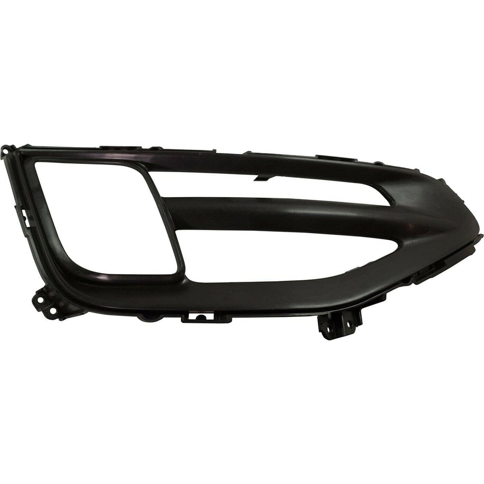 DAT AUTO PARTS Right Front Passenger Side Fog Light Cover Replacement for 14-16 Kia Sportage Black Textured KI1039139 865283W500